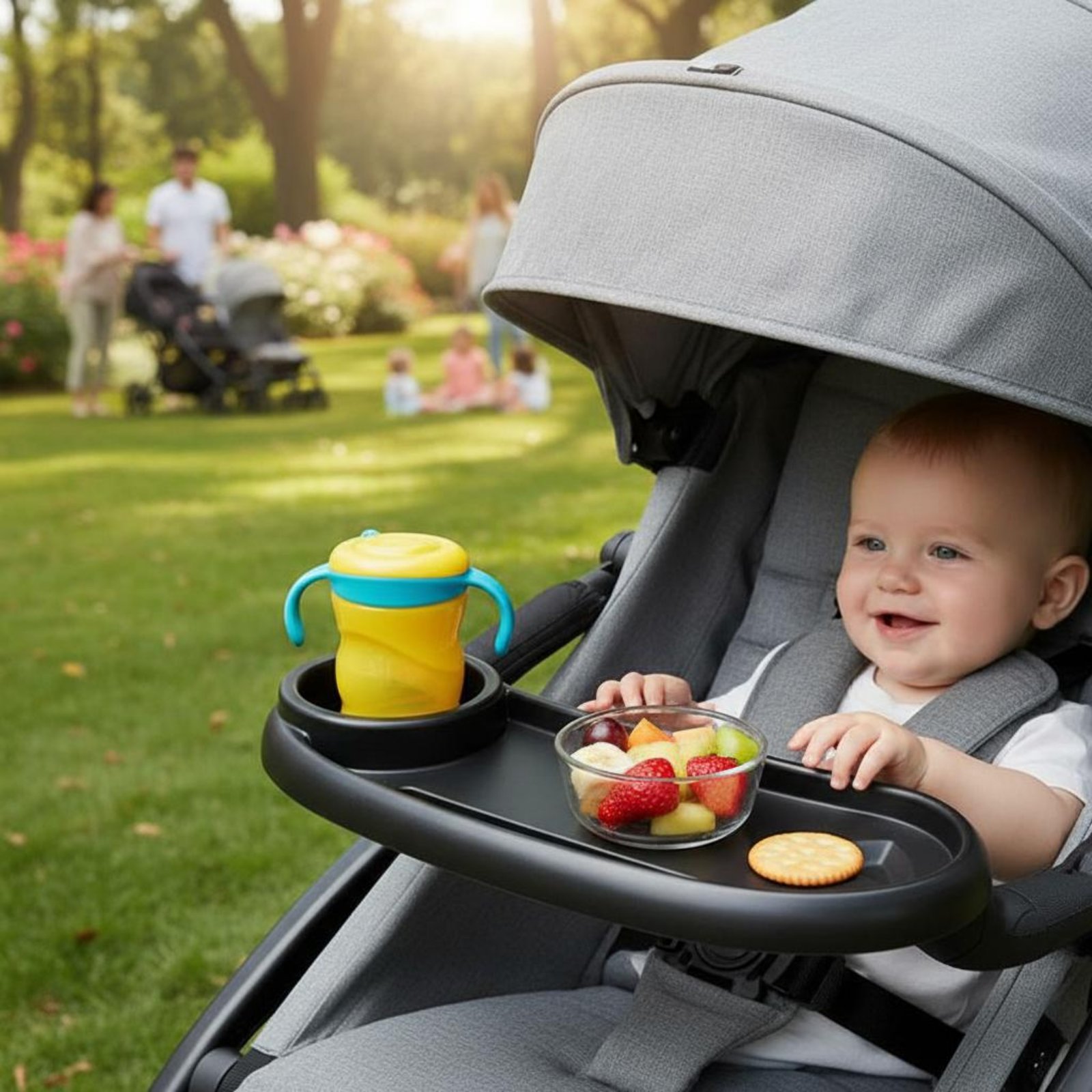 Baby Food Tray - Uniwersalna tacka na jedzenie do wózka