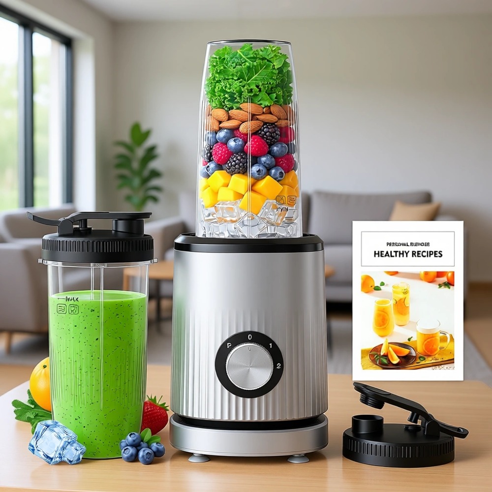 Baby Food Recipes - Przenośny blender do smoothie z 2