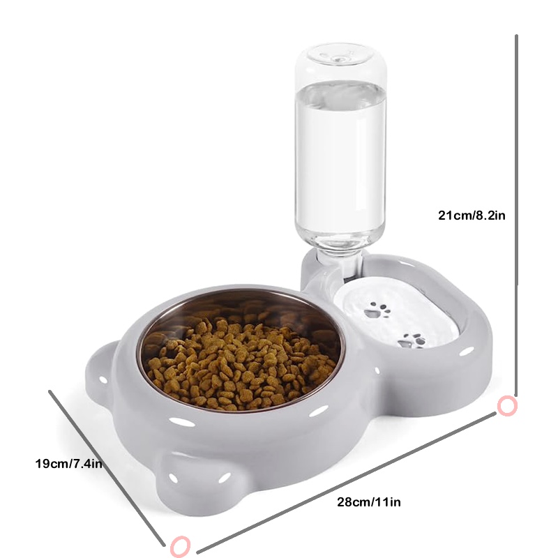 Baby Food Cat - Dozownik wody do karmienia kota, zestaw
