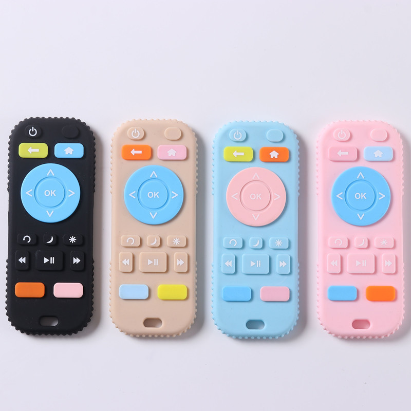 Baby Food Teether - Silikonowy gryzak dla niemowląt z pilotem,