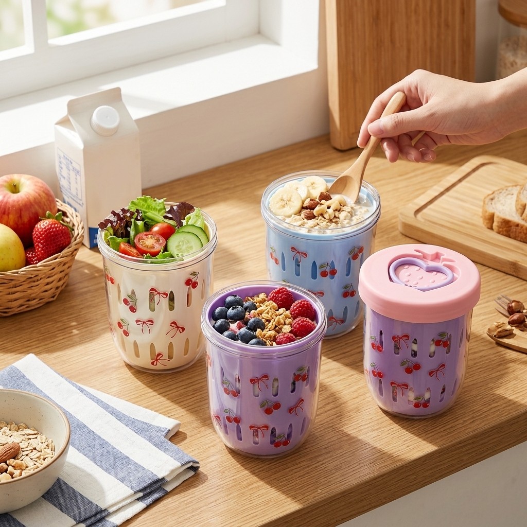 Baby Food Yogurt - Pojemnik na owsiankę na noc z