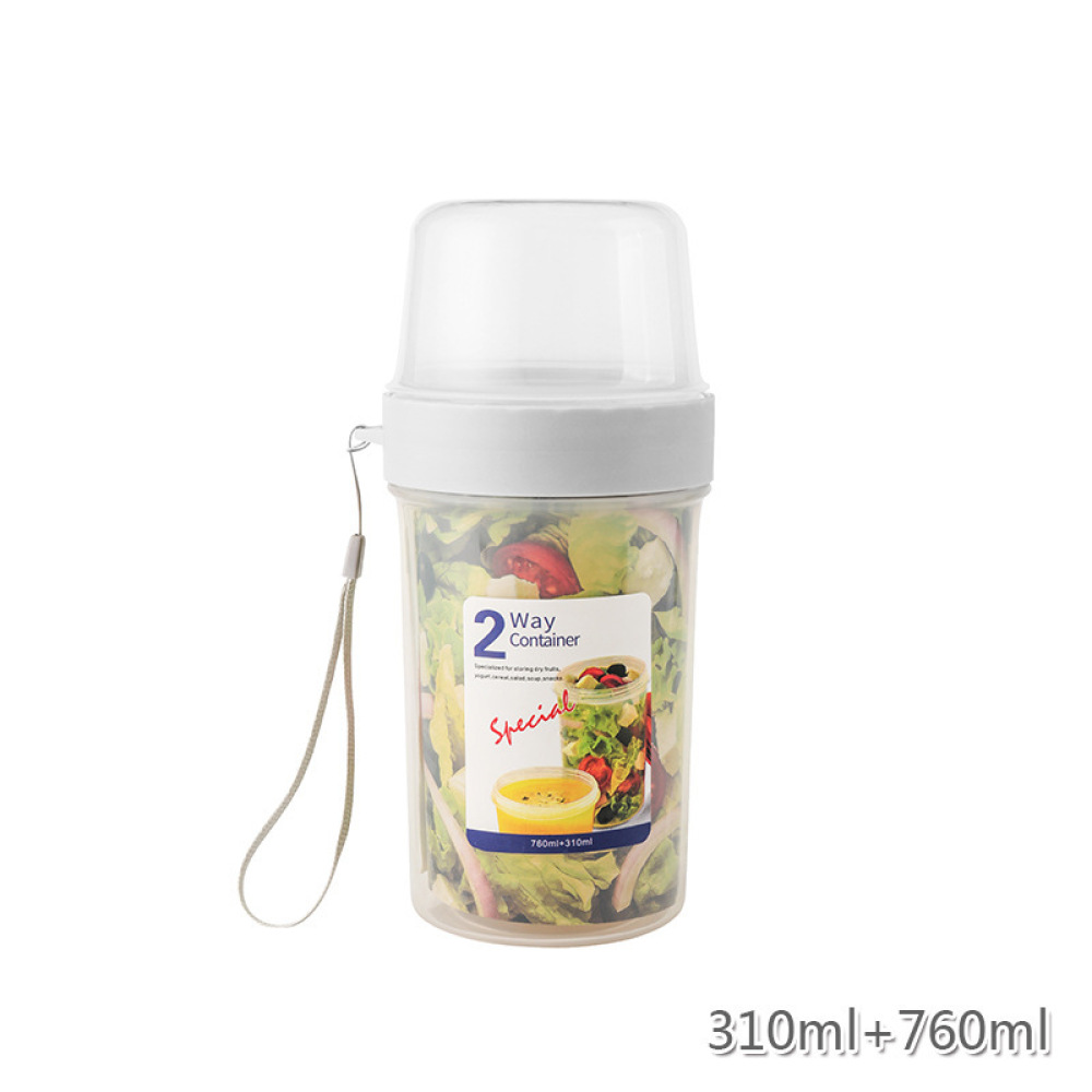 Baby Food Yogurt - Dwupoziomowy szczelny pojemnik na żywność, przenośny