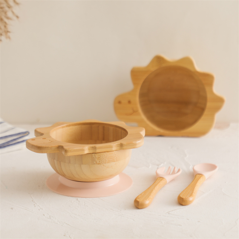 Drewniany zestaw zastawy stoło – Baby Food Tray recenzja i cena