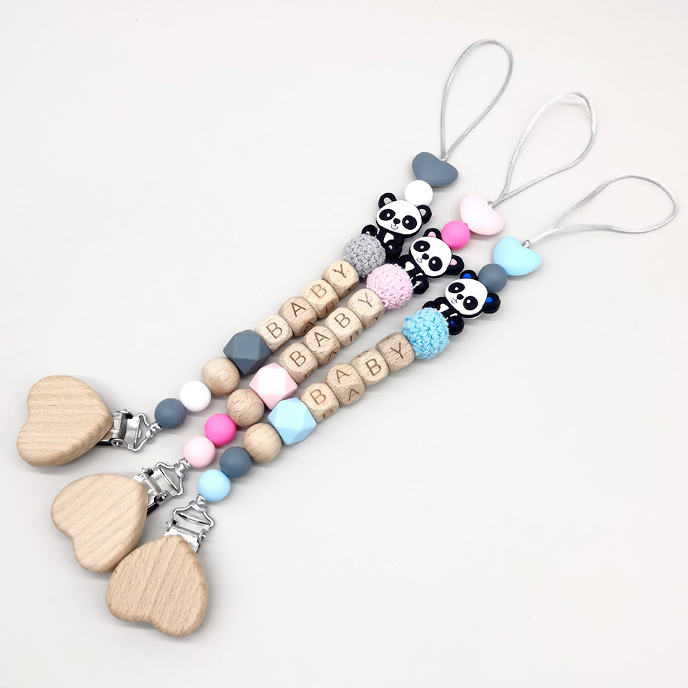 Drewniany, personalizowany łań – Baby Food Teether recenzja i cena