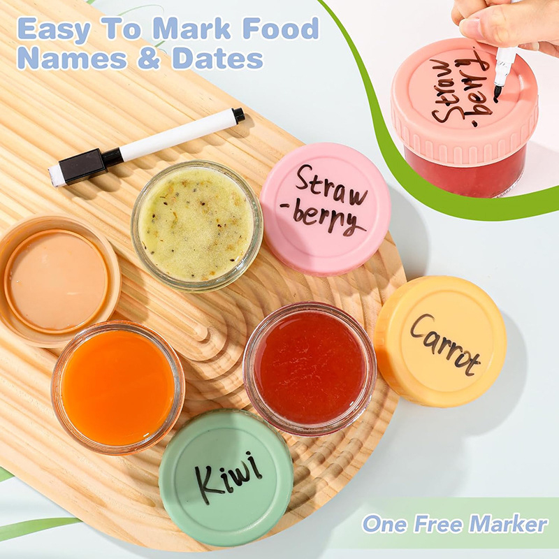 120ml 6 szt. Szklane słoiki na – Baby Food Yogurt recenzja i cena