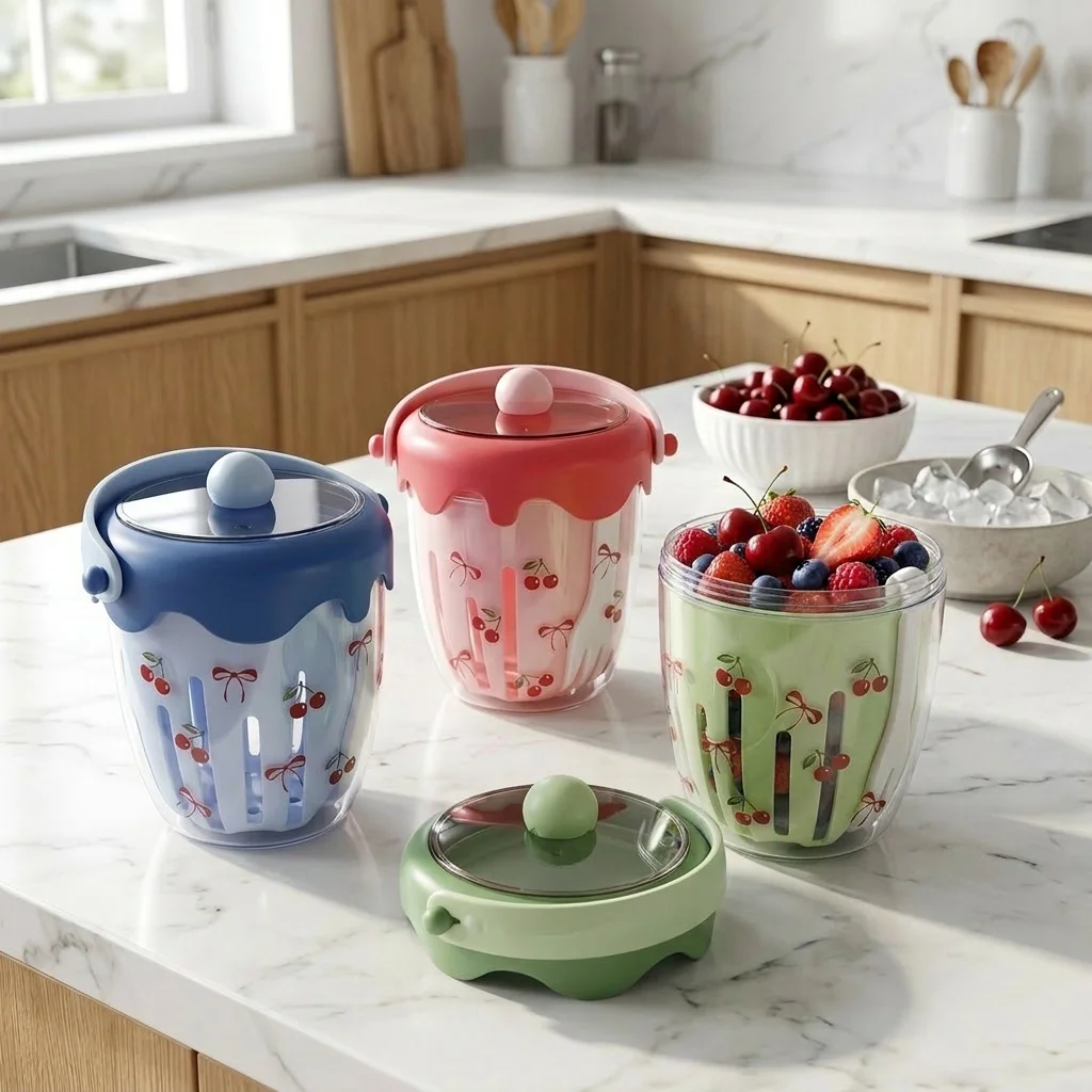 Przezroczysty plastikowy pojem – Baby Food Yogurt recenzja i cena