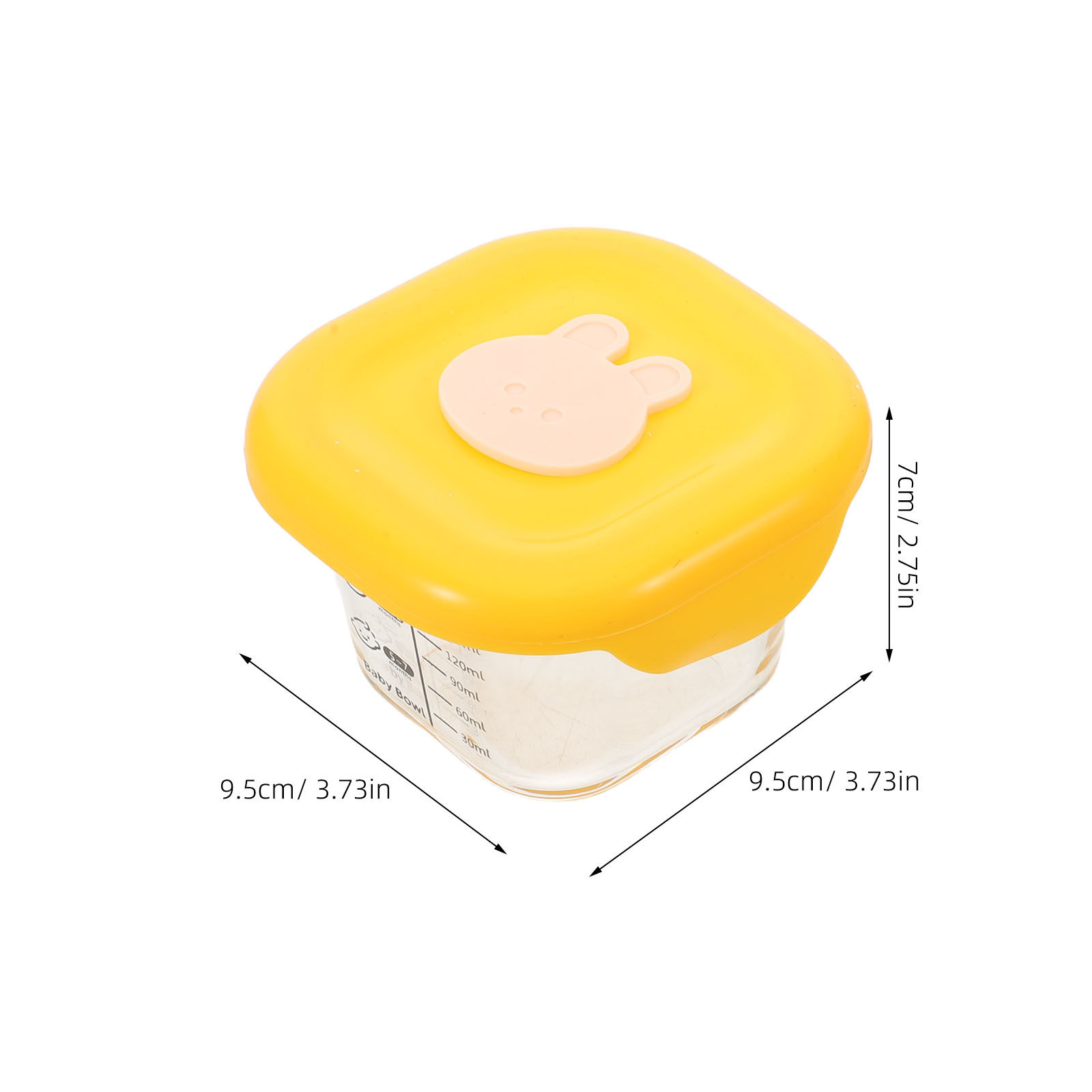 2 szt. Pojemniki na żywność dl – Baby Food Yellow recenzja i cena