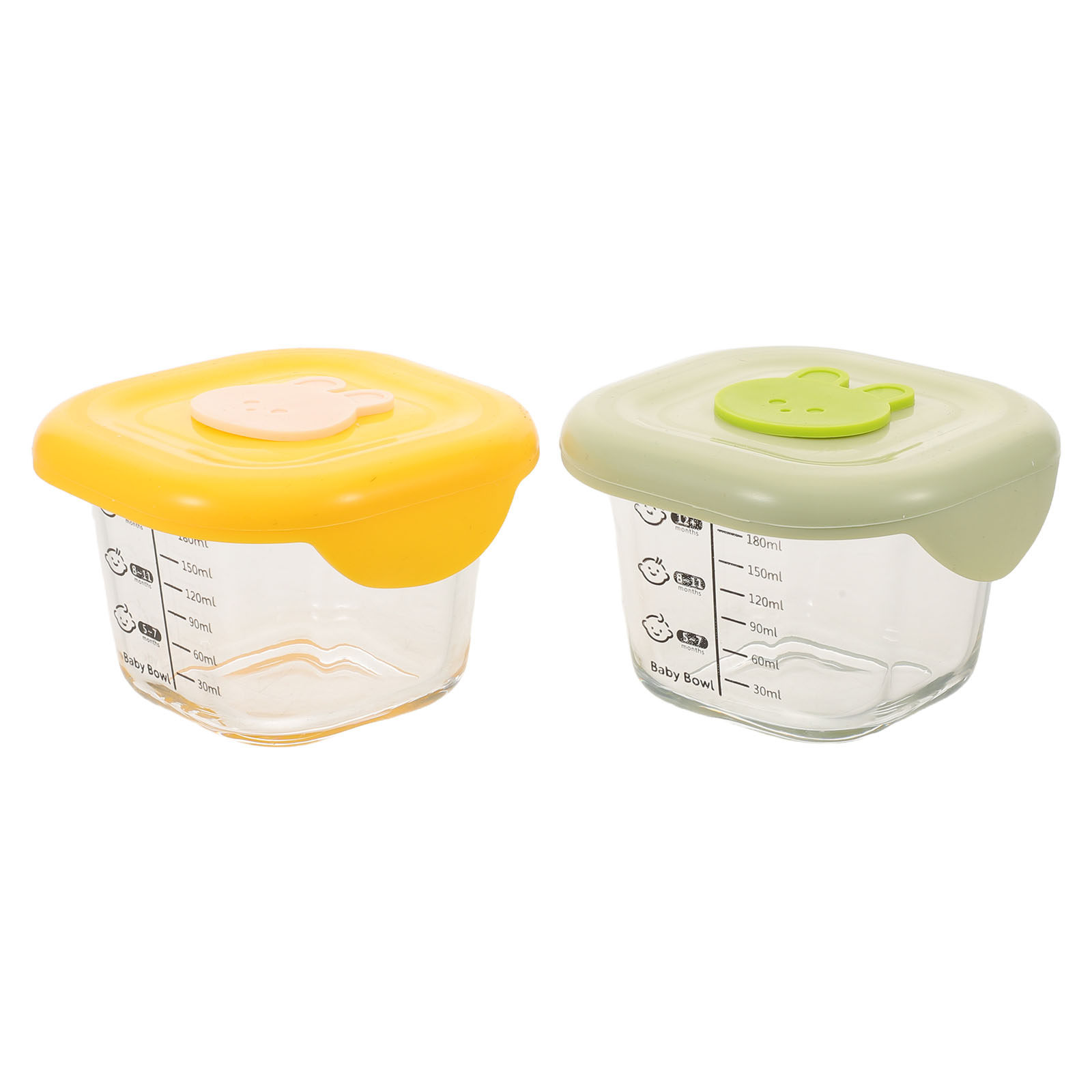 2 szt. Pojemniki na żywność dl – Baby Food Yellow recenzja i cena