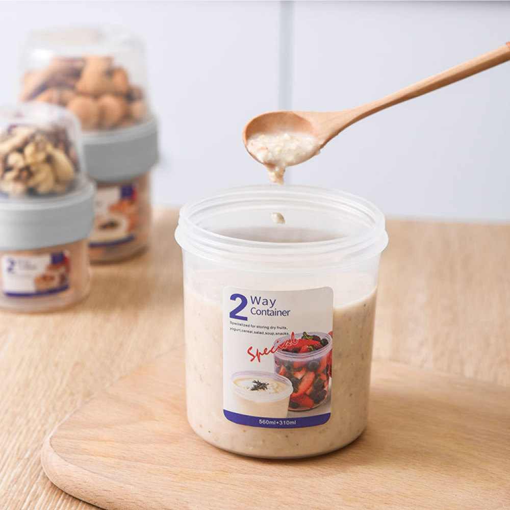 Dwupoziomowy szczelny pojemnik – Baby Food Yogurt recenzja i cena